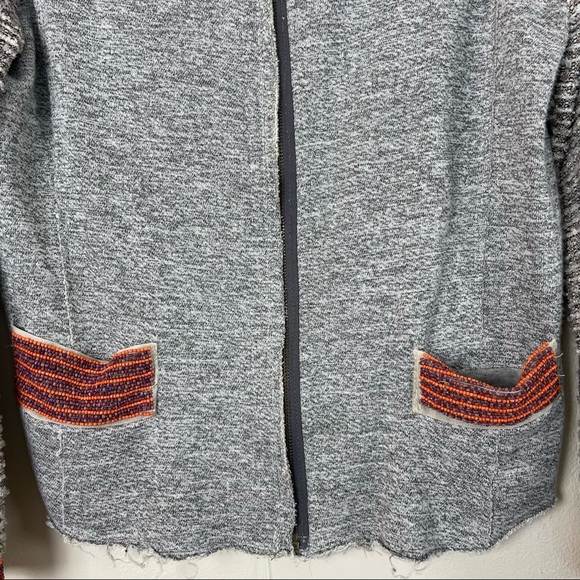 Anthropologie Dolan gray zip up sweater - Picture 6 of 9